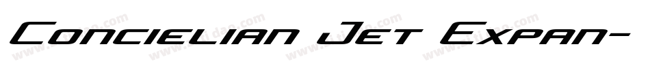 Concielian Jet Expan字体转换